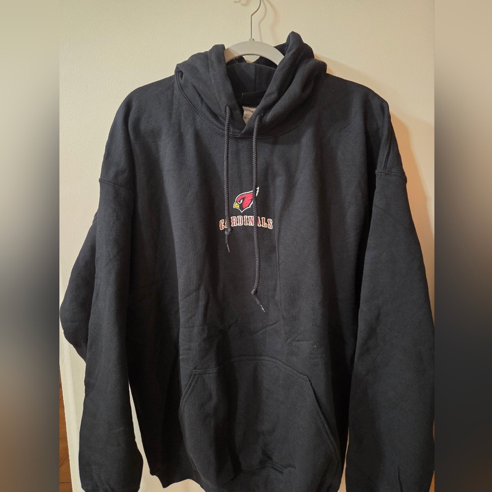 Arizona Cardinel Black Hoodie with Logo